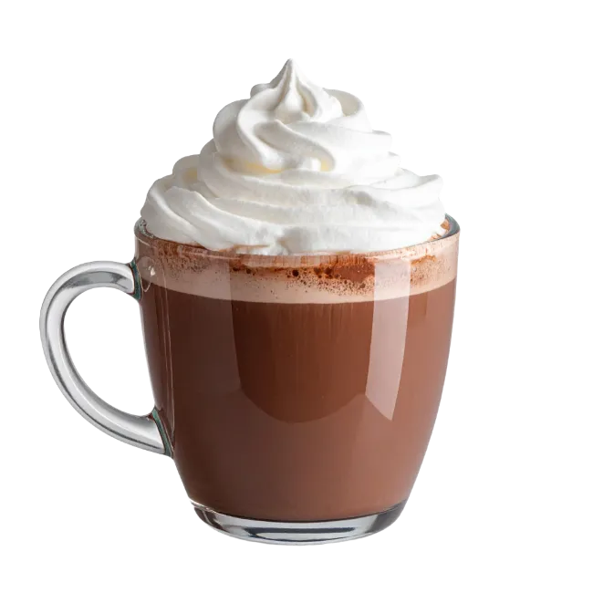Hot Chocolate Mug with Whipped Cream