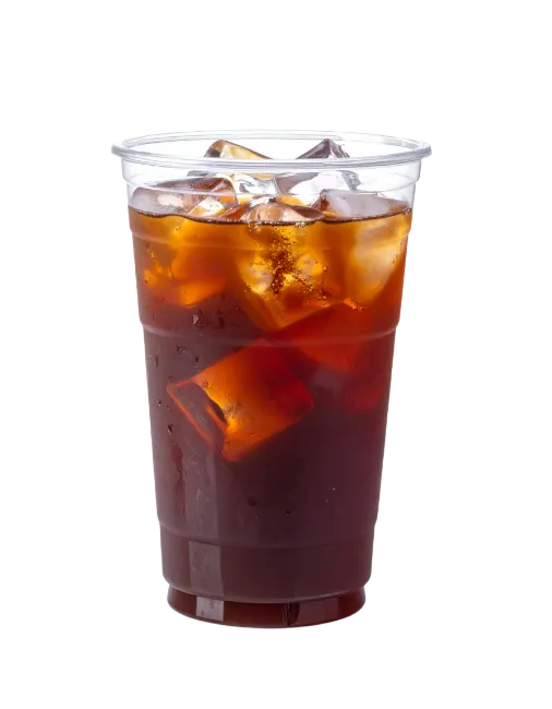 Iced Coffee in Plastic Cup