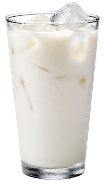 Iced Milk in a Tall Glass