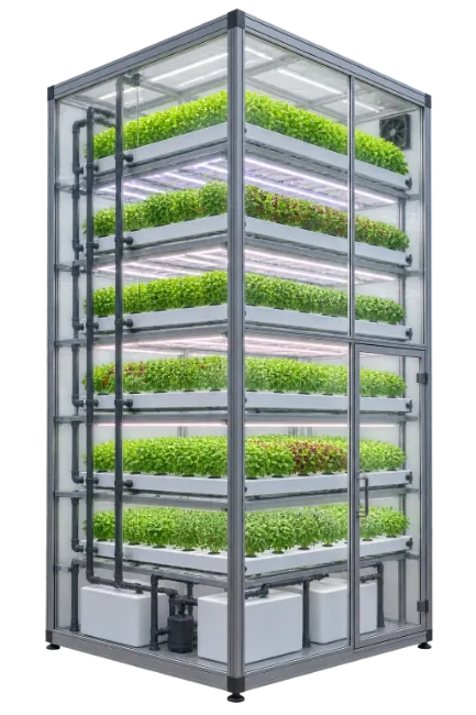 Indoor Vertical Farming Hydroponic System
