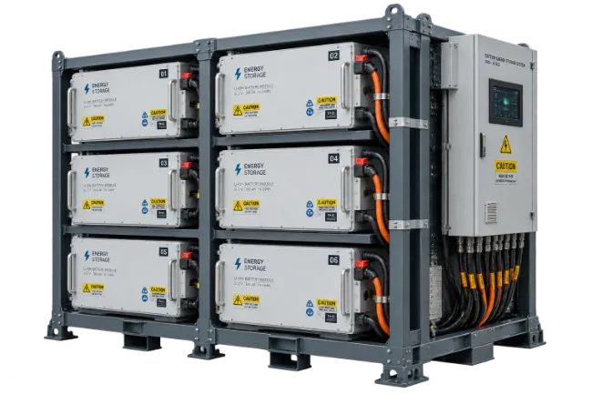 Industrial Battery Energy Storage System Module Rack