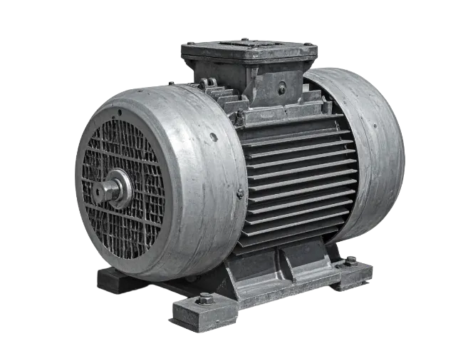 Industrial electric motor unit