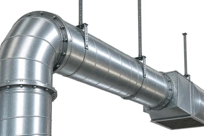 Industrial Metal Ventilation Ductwork