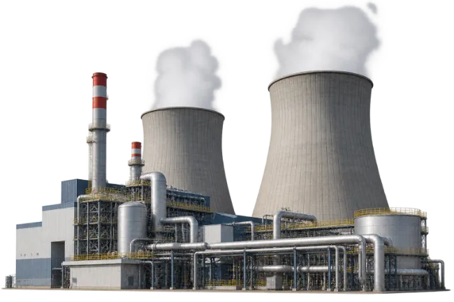 Industrial nuclear power plant facility