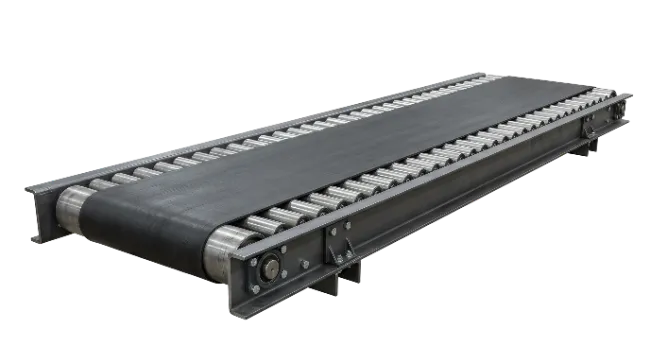 Industrial Roller Conveyor Belt System