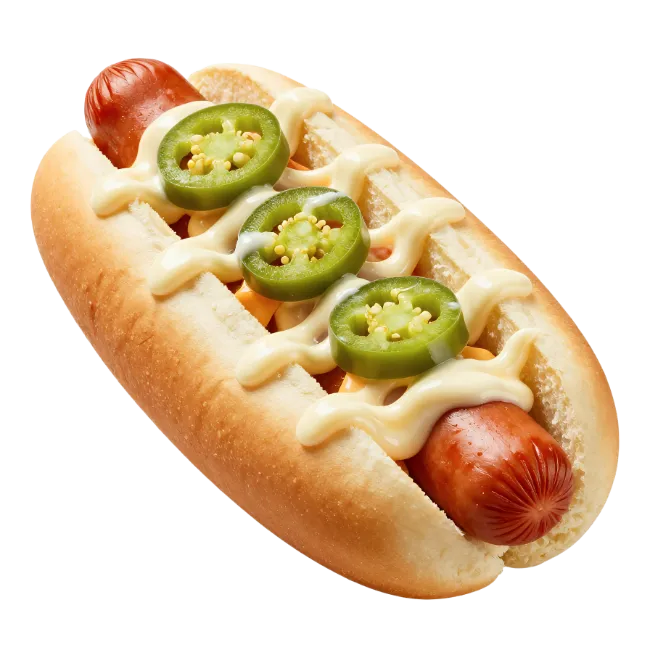 Jalapeno Hot Dog with Mayo