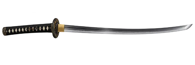 Japanese Samurai Katana Sword Isolated