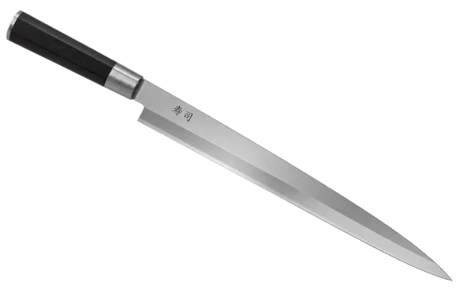 Japanese Sushi Knife with Wooden Handle