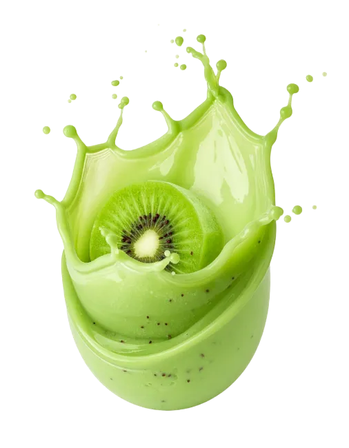 Kiwi Fruit Green Juice Splash