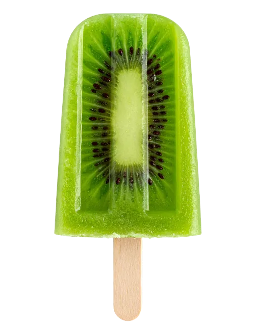 Kiwi Fruit Popsicle on Stick
