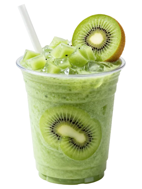 Kiwi Smoothie in Plastic Cup