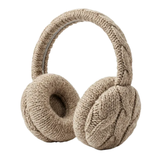 Knitted Winter Earwarmers Headphones