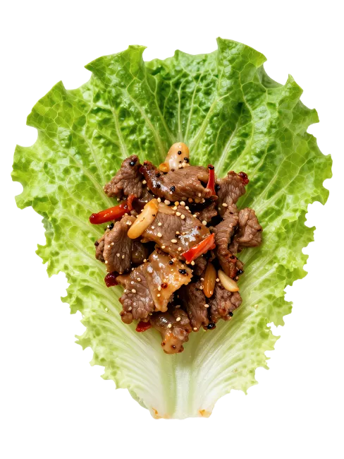 Korean Beef Lettuce Wrap