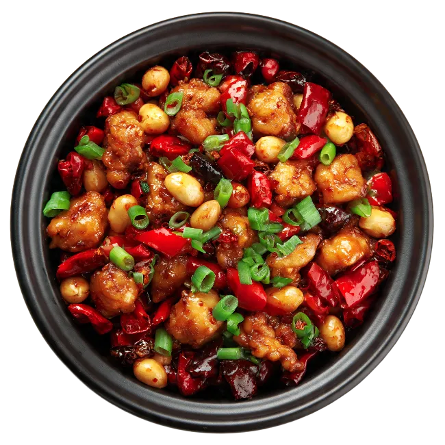 Kung Pao Chicken in Bowl