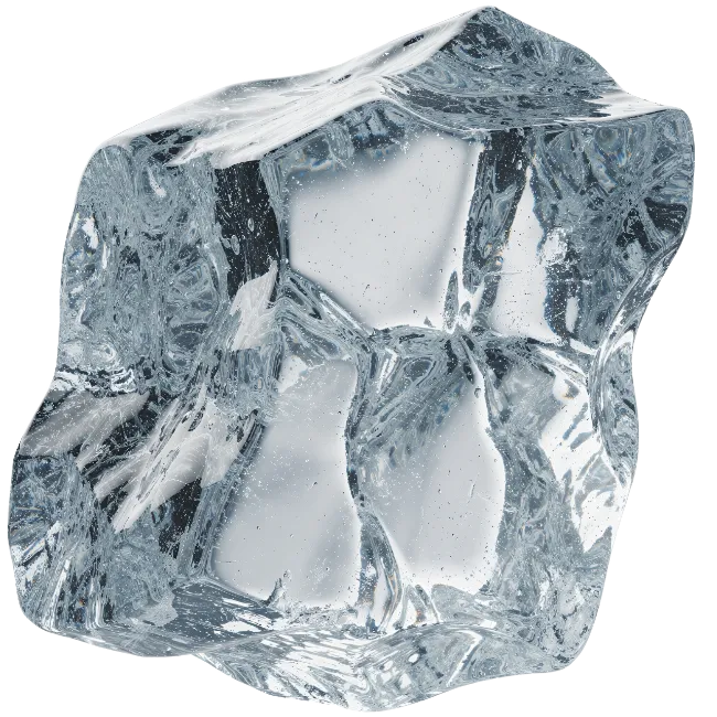 Large Irregular Ice Chunk