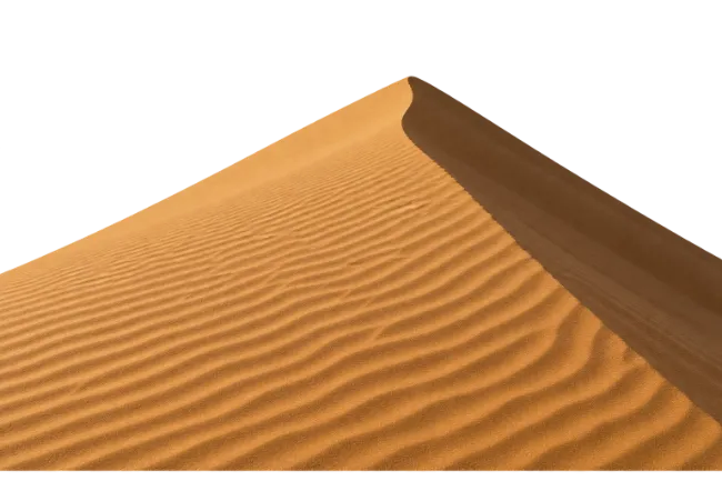 Large Sand Dune with Ripples