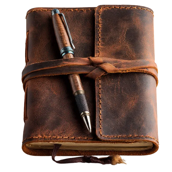 Leather Journal with Pen