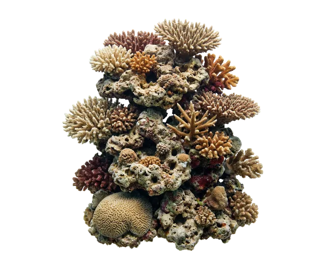 Live Rock with Assorted Corals