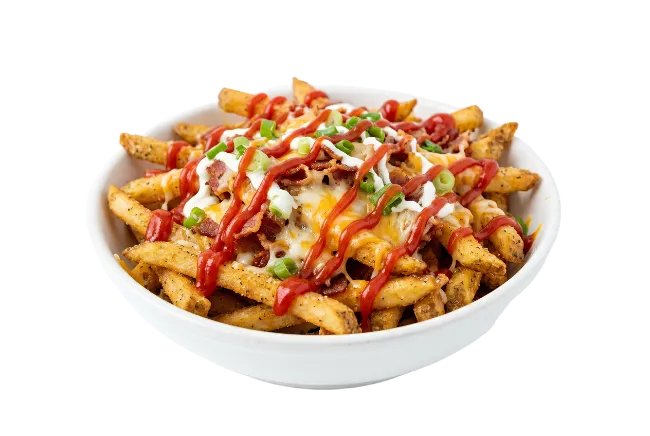 Loaded French Fries in Bowl