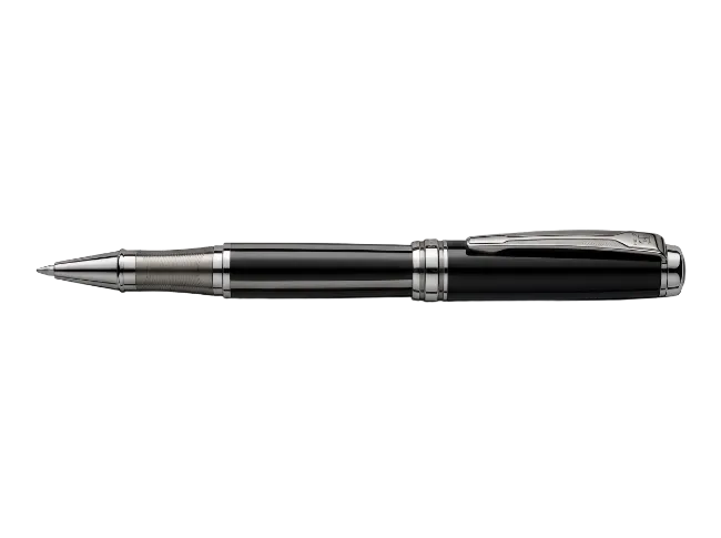 Luxury Black and Silver Ballpoint Pen