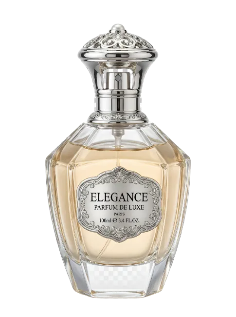 Luxury Elegance Perfume Bottle Isolated