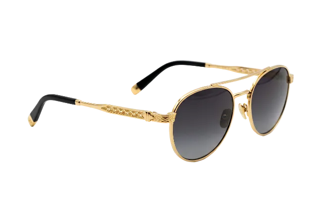 Luxury Gold Aviator Sunglasses