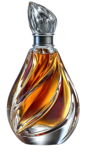 Luxury Perfume Bottle with Amber Fragrance