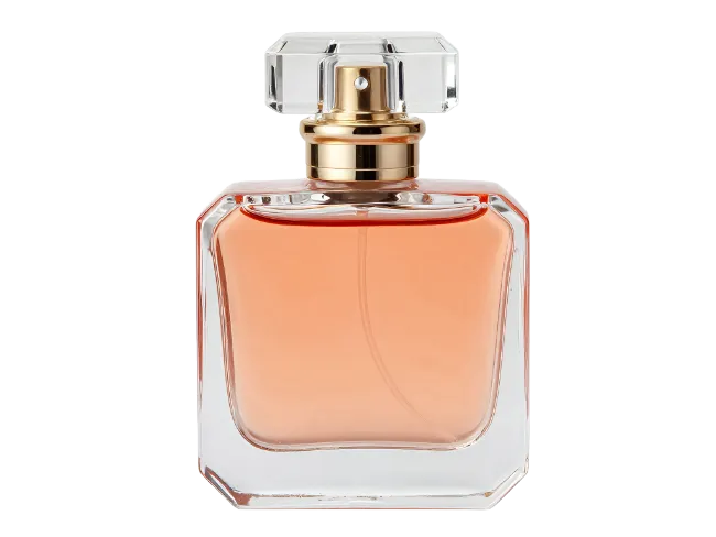 Luxury Perfume Bottle with Pink Fragrance