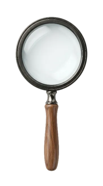 Magnifying Glass with Wooden Handle