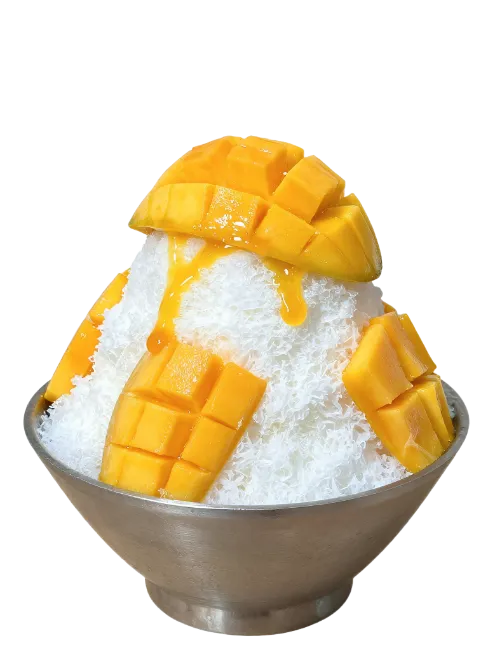 Mango Bingsu Shaved Ice Dessert Bowl