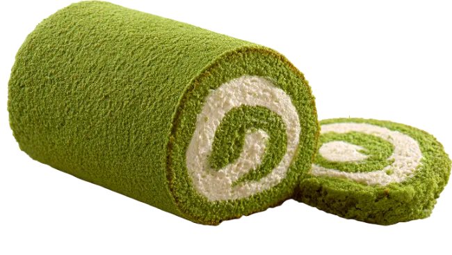 Matcha Green Tea Swiss Roll Cake