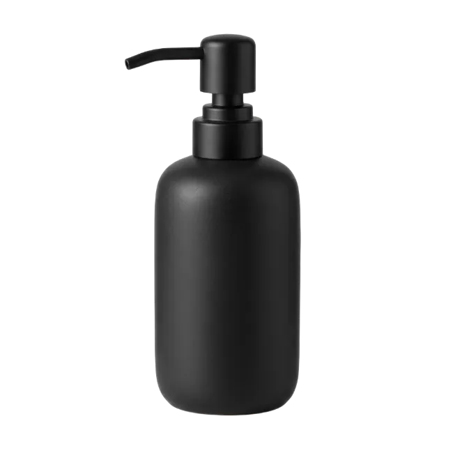 Matte Black Soap Dispenser Bottle