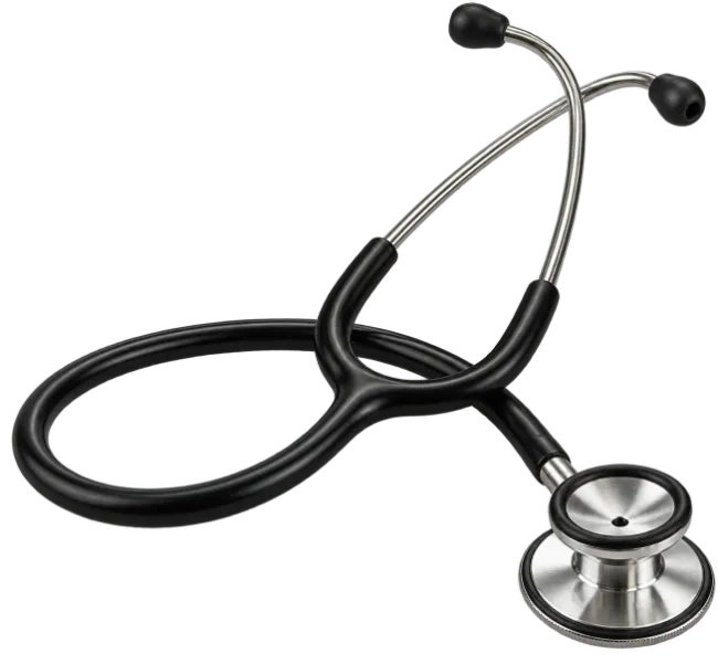 Medical Stethoscope with Black Tubing