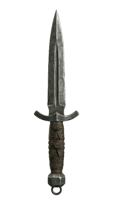 Medieval Dagger with Wrapped Handle