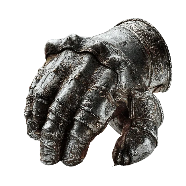 Medieval Iron Gauntlet Armor Glove
