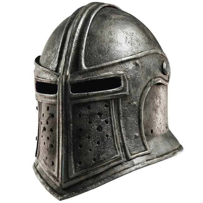 Medieval Knight Steel Helmet