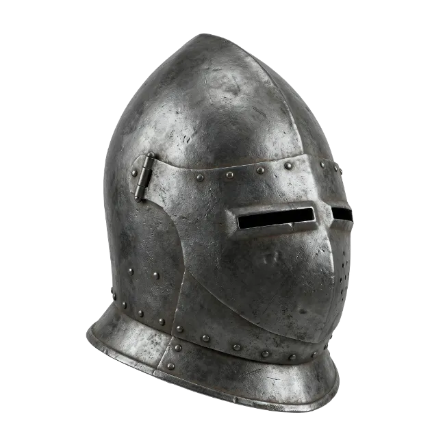 Medieval Knight Steel Helmet