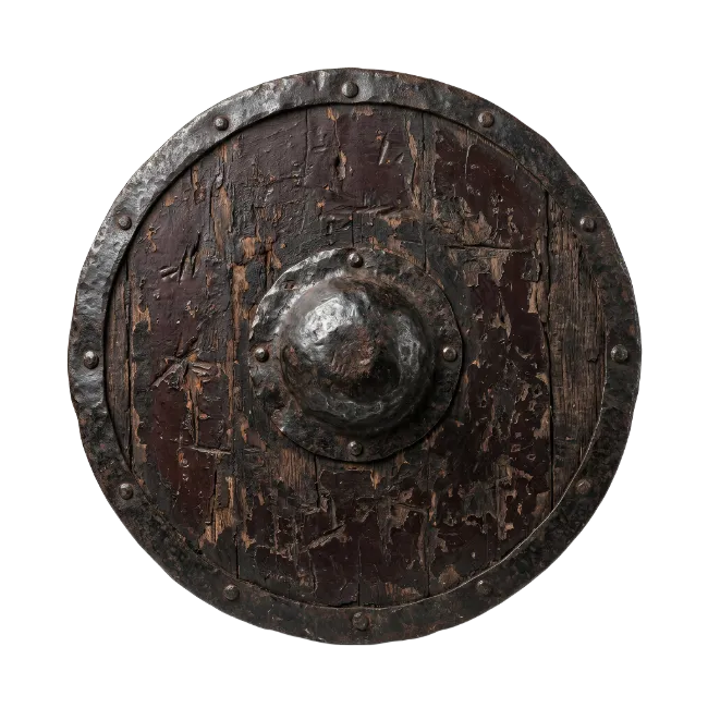 Medieval Round Wooden Shield