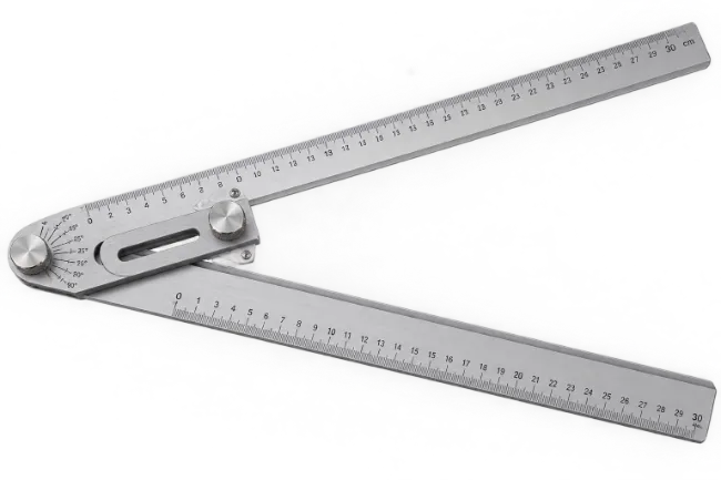 Metal Bevel Protractor Measuring Tool