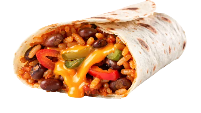 Mexican Bean and Cheese Burrito