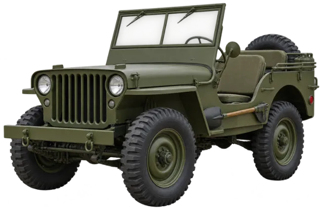 Military Jeep Off Road Vehicle