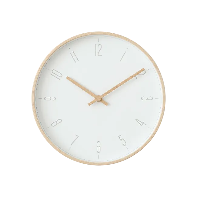 Minimalist Wooden Wall Clock
