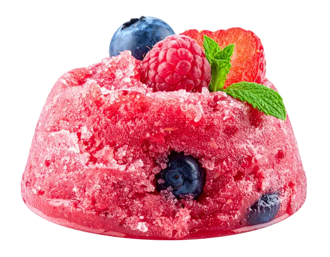 Mixed Berry Sorbet Dessert
