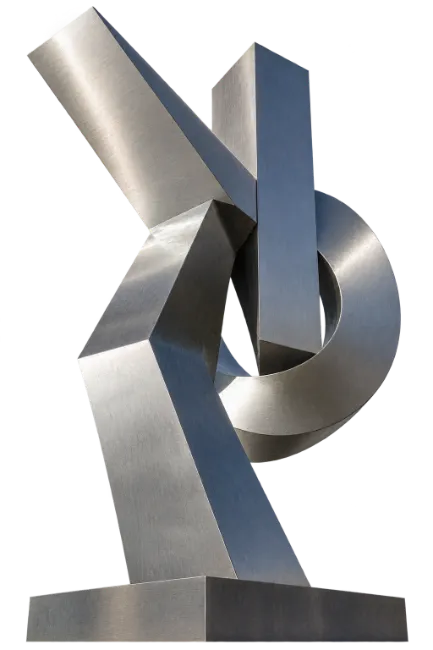 Modern Abstract Metal Sculpture