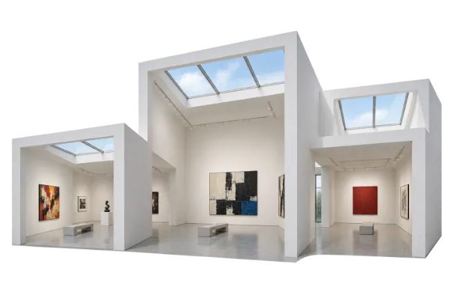 Modern Art Gallery Interior