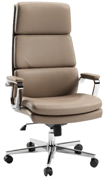 Modern Beige Executive Office Chair