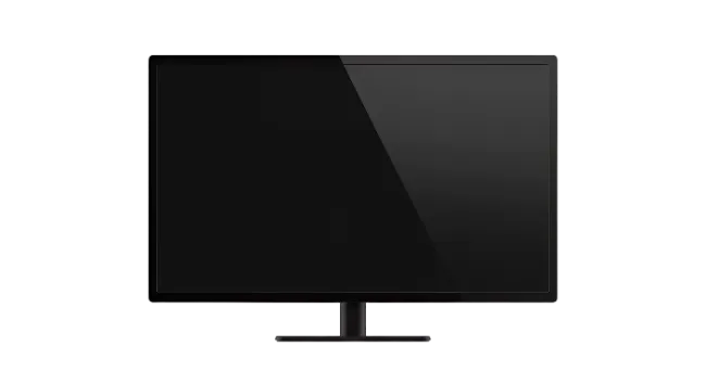 Modern Black Computer Monitor Display Screen