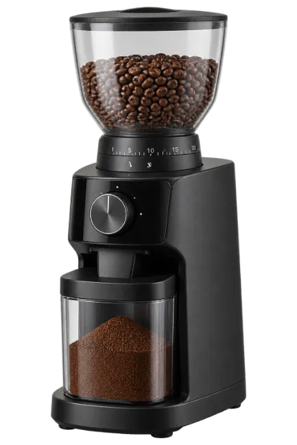 Modern Black Electric Coffee Grinder