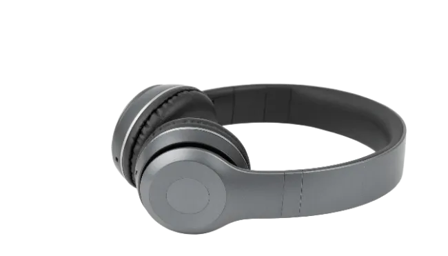 Modern Black Over Ear Headphones
