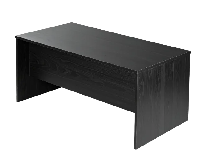Modern Black Wooden Office Desk